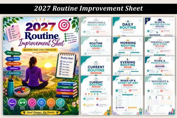 2027 Routine Improvement Sheet | Printab